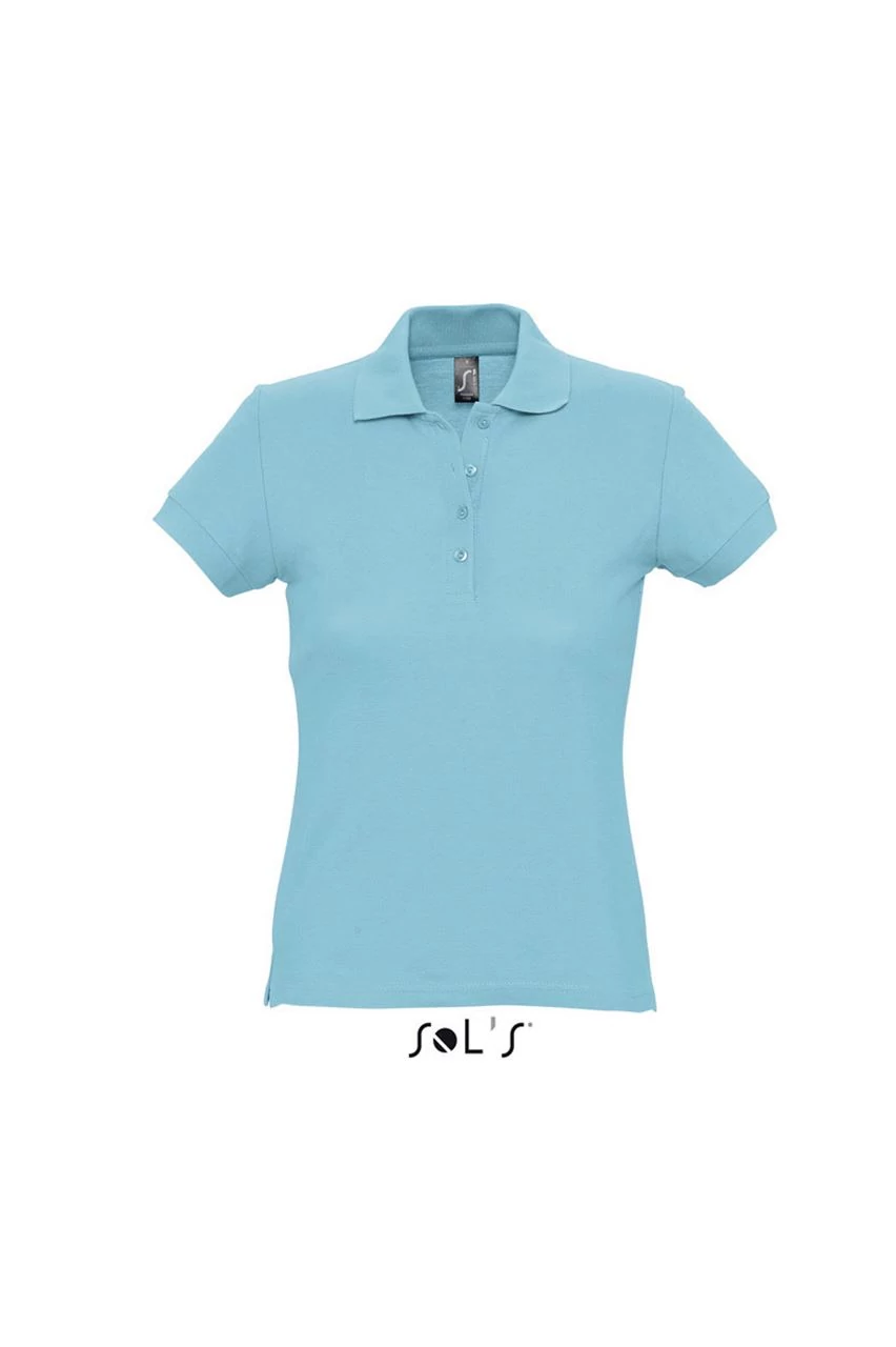 SO11338 PASSION WOMEN'S POLO SHIRT, Atoll Blue
