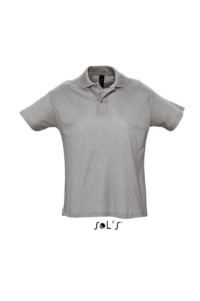 SO11342 SUMMER II MEN'S POLO SHIRT, Grey Melange