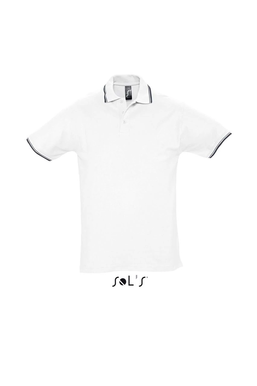 SO11365 PRACTICE MEN'S POLO SHIRT, White/Navy