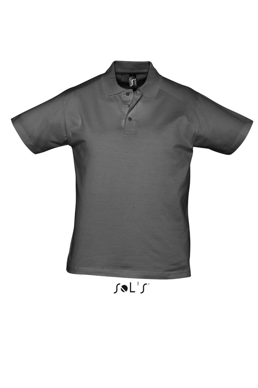 SO11377 PRESCOTT MEN POLO SHIRT, Dark Grey