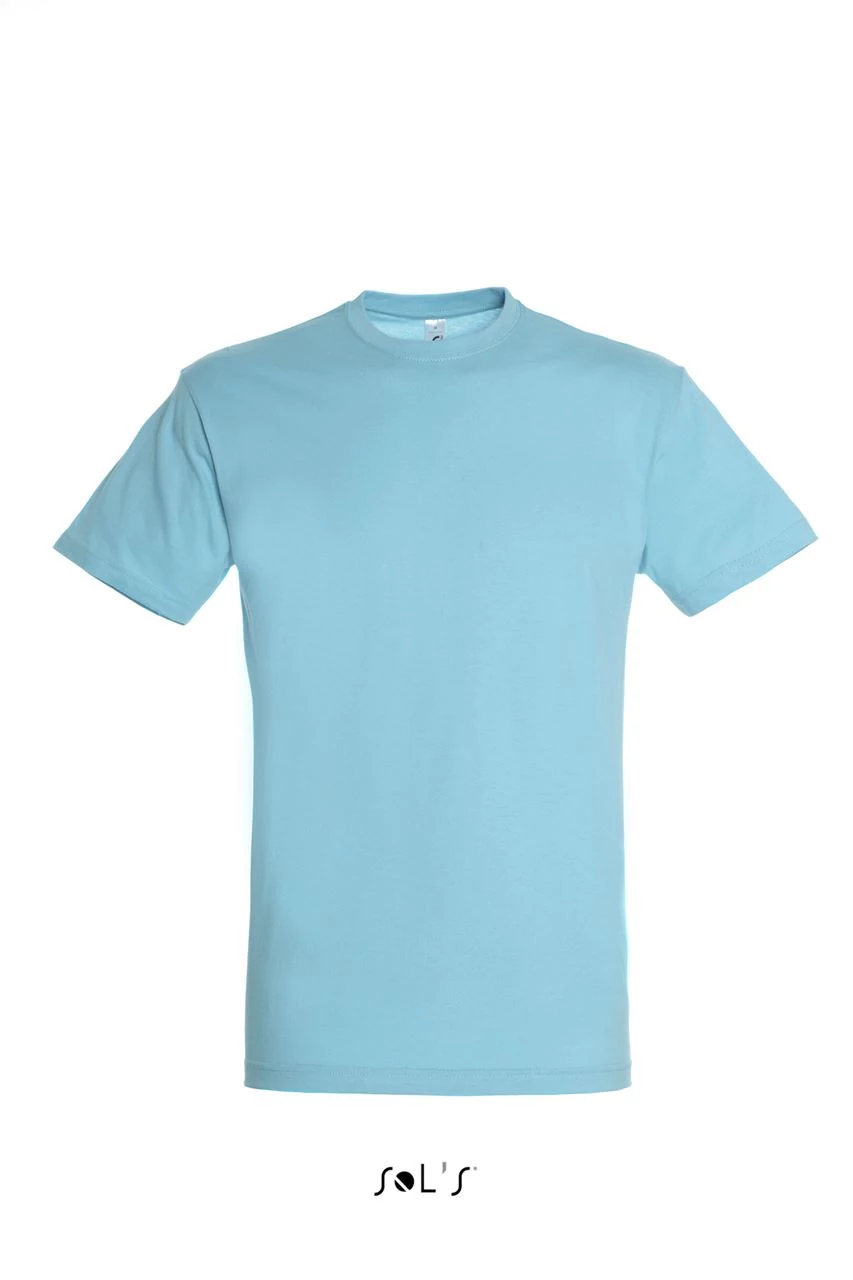 SO11380 REGENT UNISEX ROUND COLLAR T-SHIRT, Atoll Blue